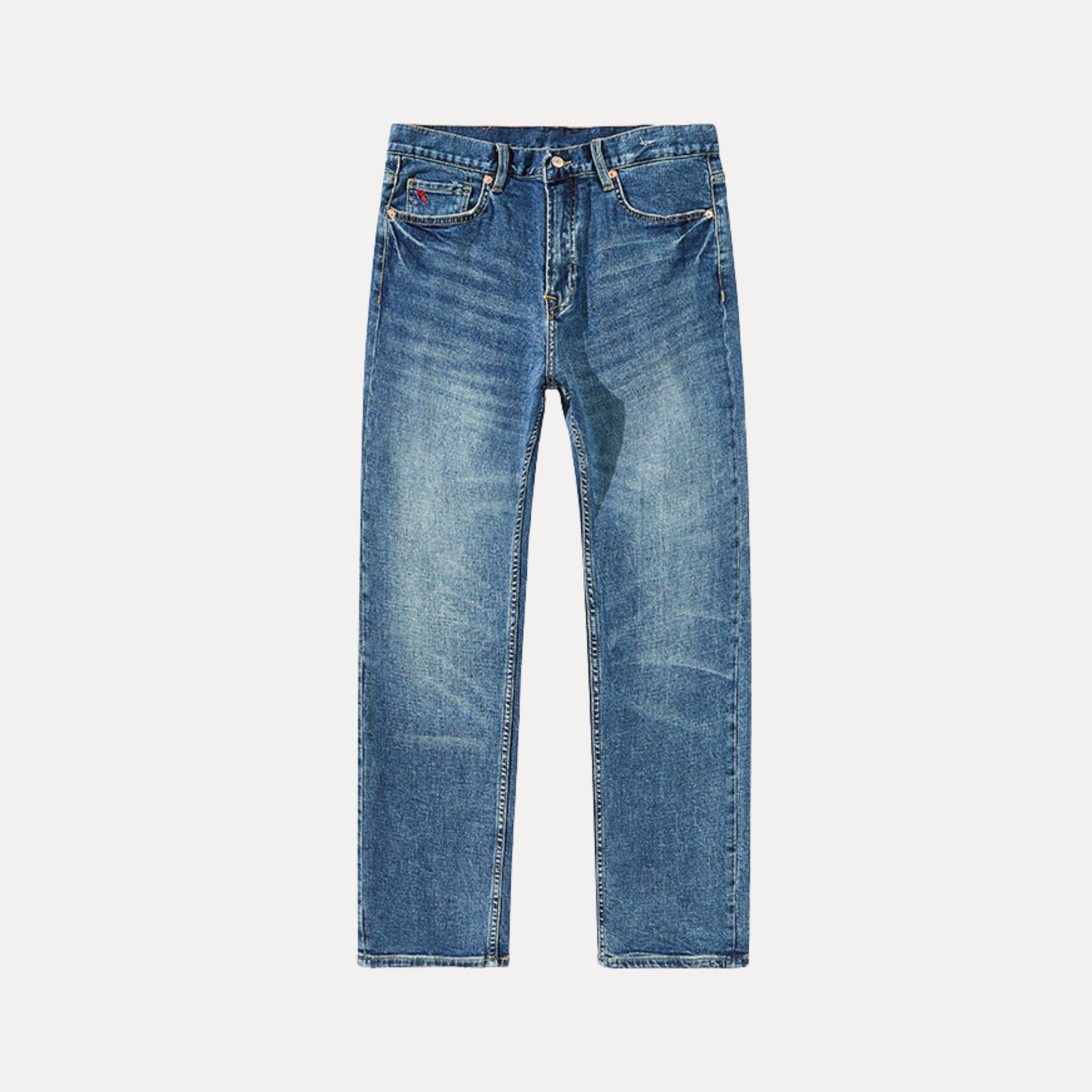 Classic Blue Straight Jeans