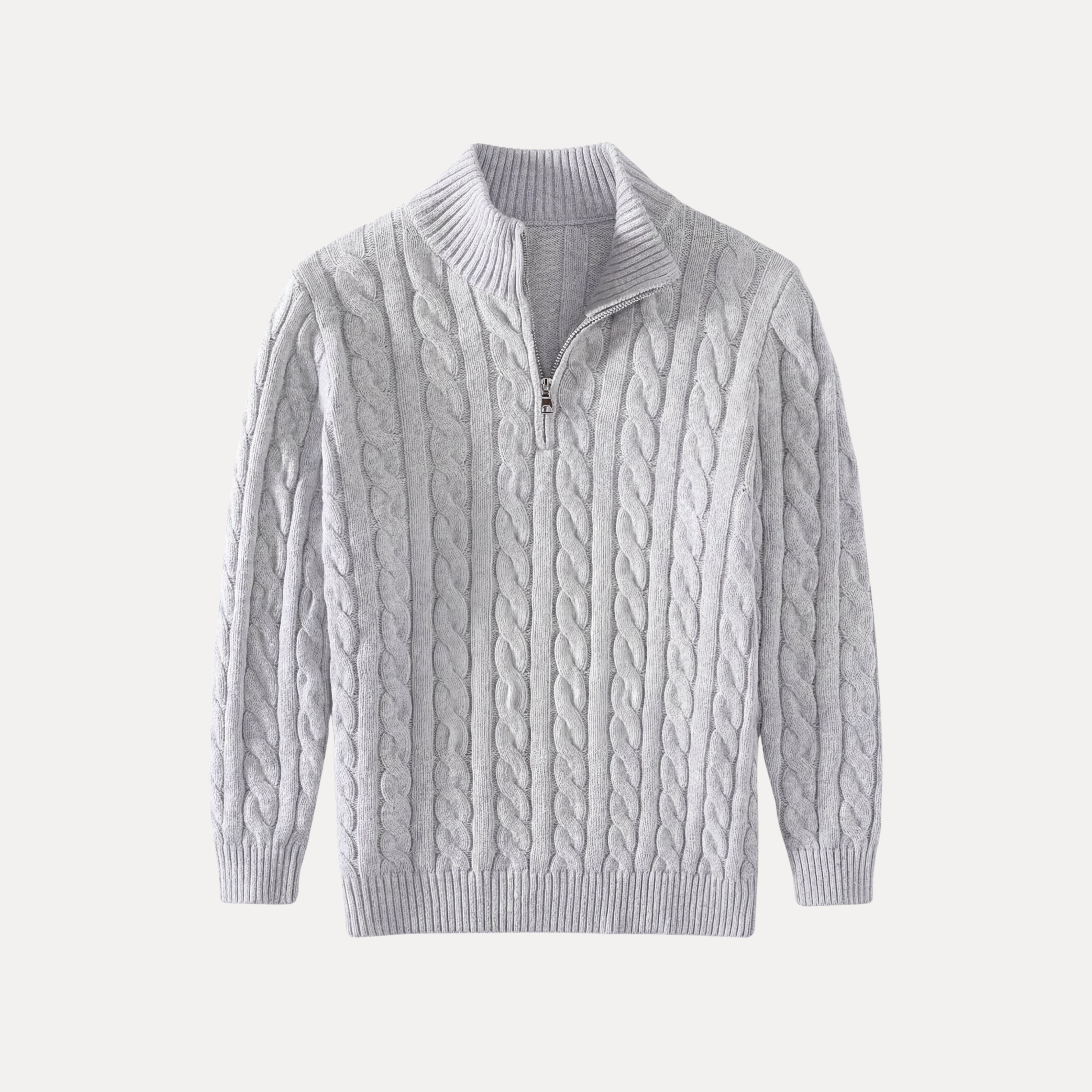 Arden Cable Zip Sweater